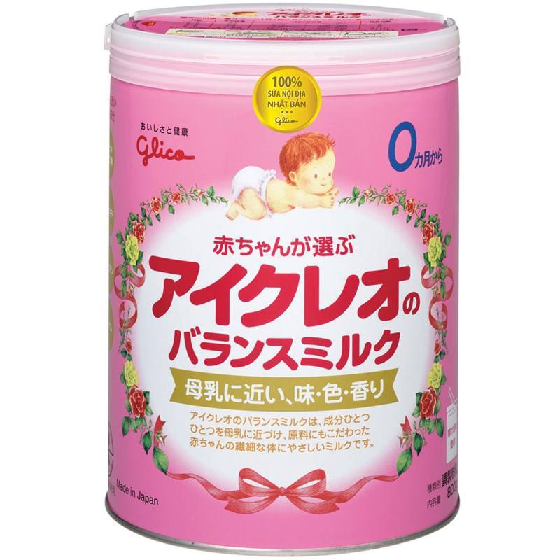 Sữa Glico số 0 và số 9