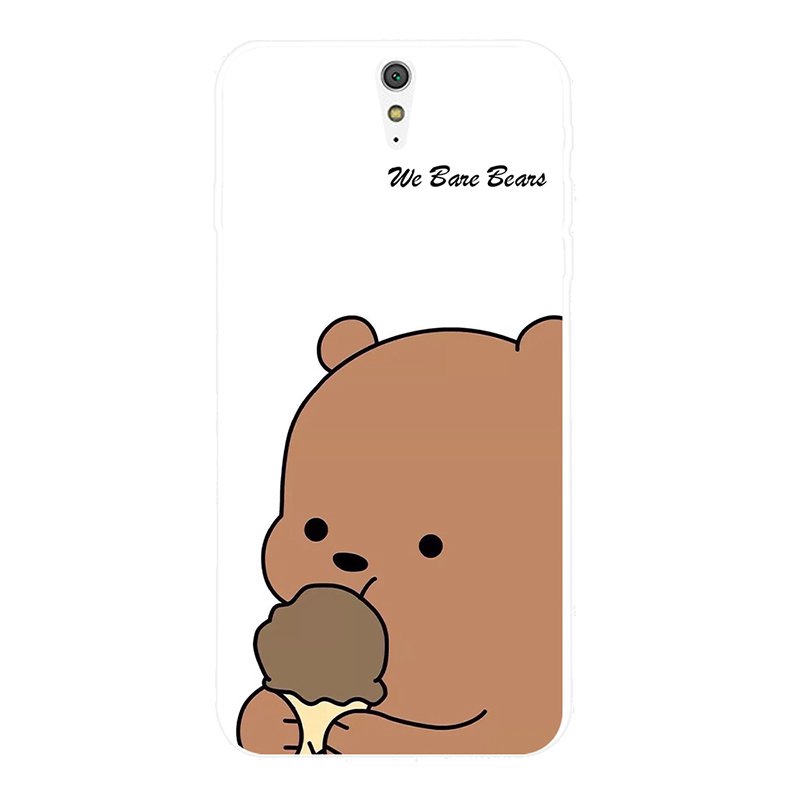 Sony xperia C3 C5 M4 L1 L2 XA XA1 XA2 Ultra Plus X Performance Bear Pattern-3 Soft Silicon Case