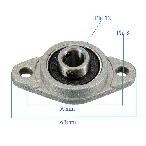 Gối Đỡ Bạc Đạn Dạng Trục Ngang FL001