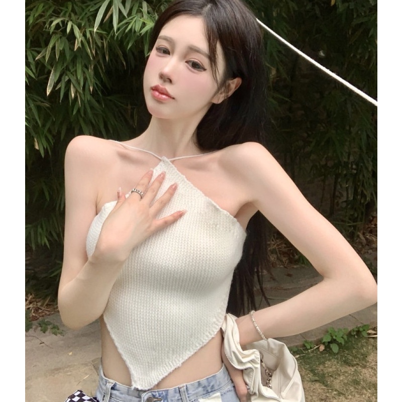 Áo Ống Chất Len Thời Trang Mùa Hè Quyến Rũ Dễ Phối Đồ Cho Nữ