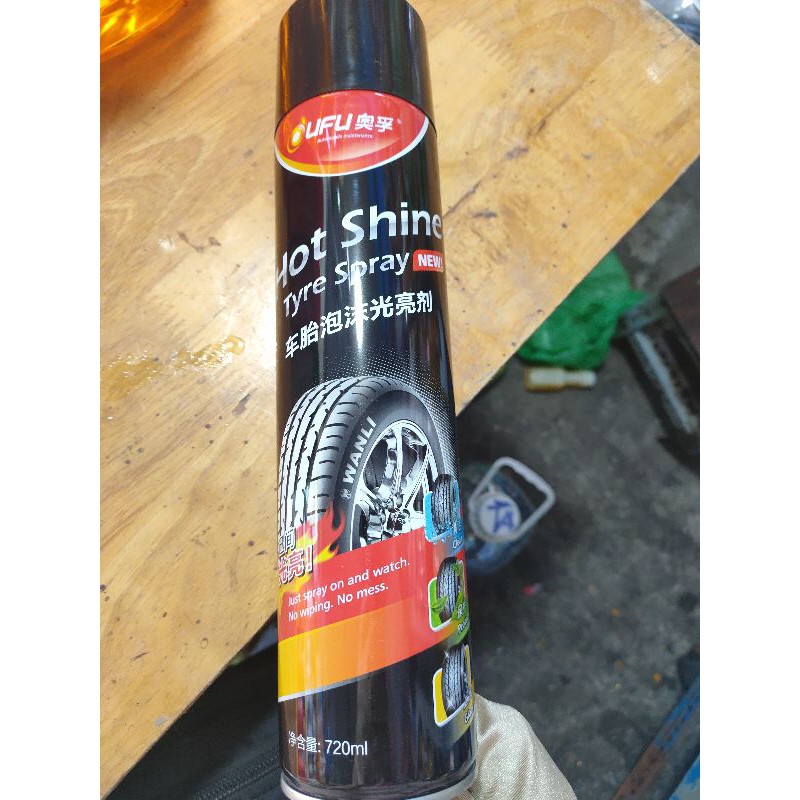 xịt bóng vỏ xe