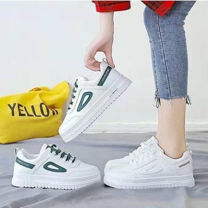 Giày Thể Thao Đế Bằng Thời Trang Năng Động Cho Nữ
