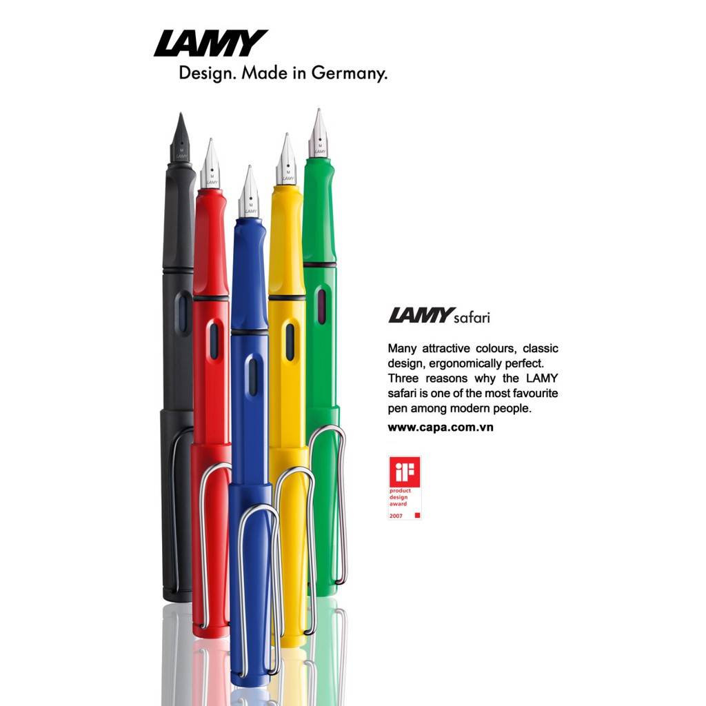 Bút máy cao cấp LAMY safari White (019)