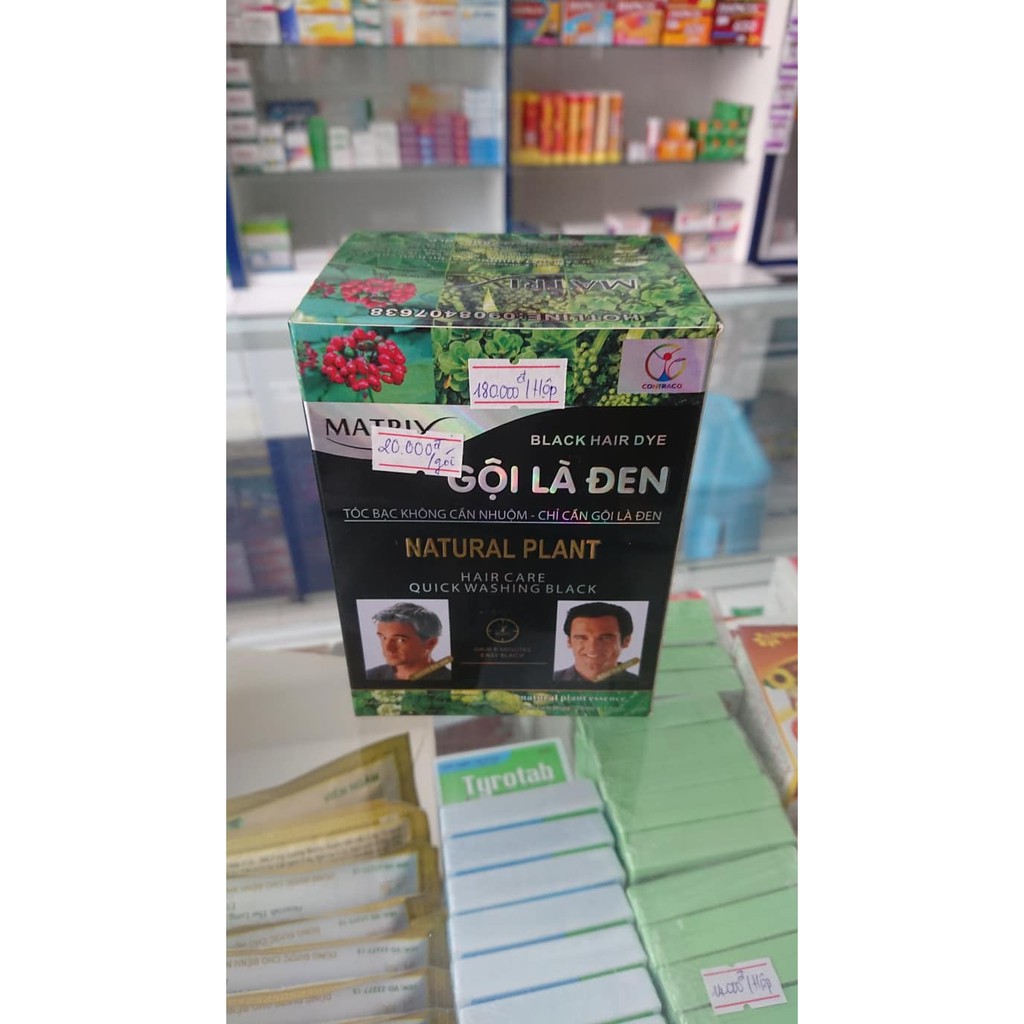 Dầu gội nhuộm tóc Gội Là Đen Matrix