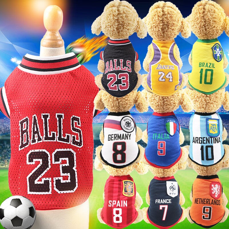 Áo in họa tiết World Cup Bóng Rổ Nba dành cho thú cưng