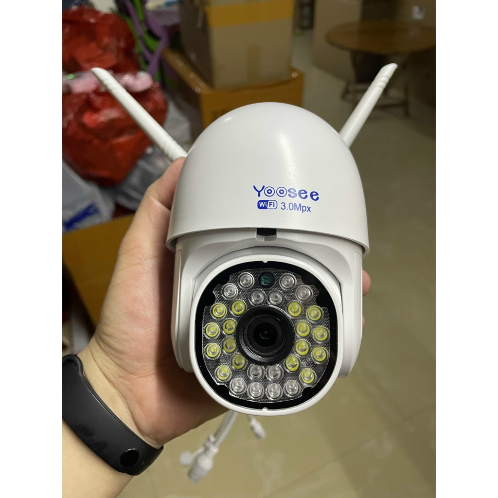 Camera Yoosee Ngoài Trời PTZ mini xoay 360 độ đàm thoại 2 chiều có màu ban đêm