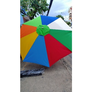 BÁN ÁO  VẢI BẠT DÙ  CHÍNH TÂM 3 MÉT CHE MƯA CHE NẮNG CÓ KHUNG LẮP VÀO (Đo từ đỉnh ra tán 1m5 bao gồm 8 xương)