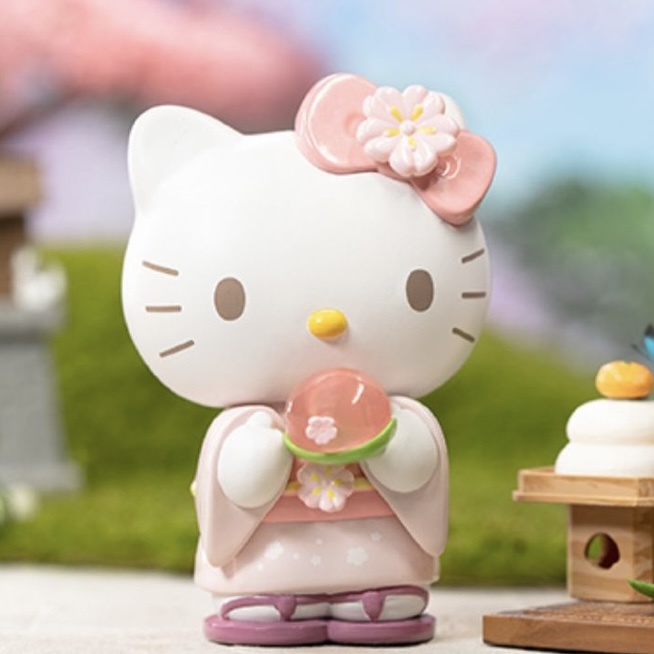 Mô Hình Nhân Vật Sanrio Blossom And Wagashi Dễ Thương Dùng Trang Trí