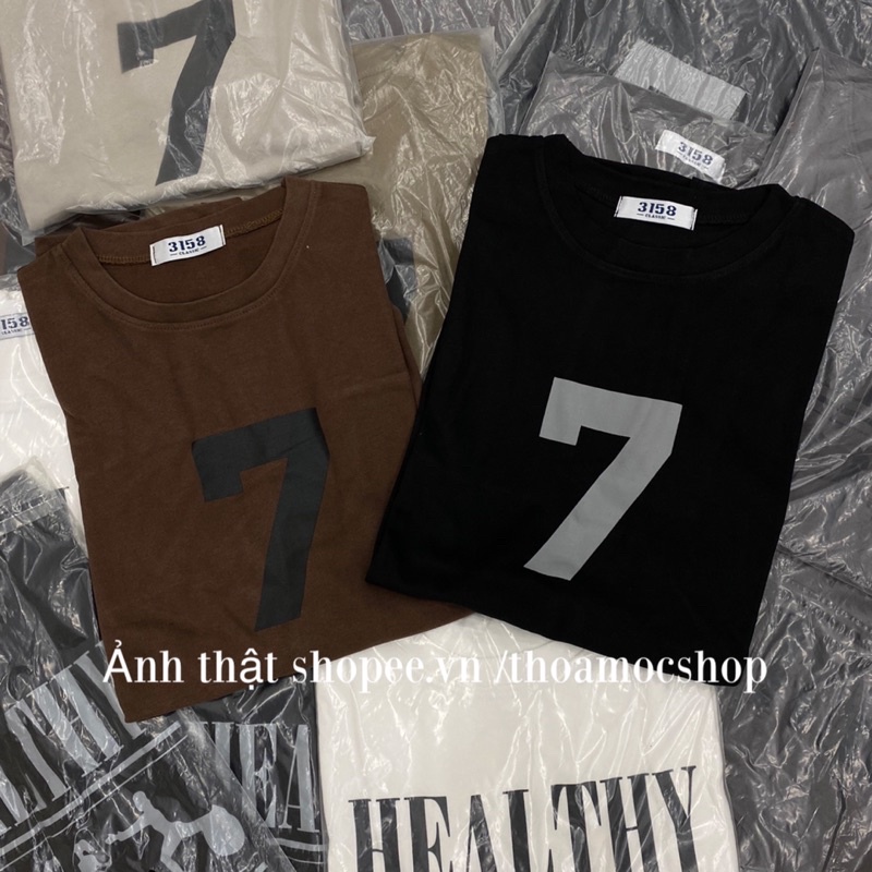 Áo thun số 7 - thun 3158