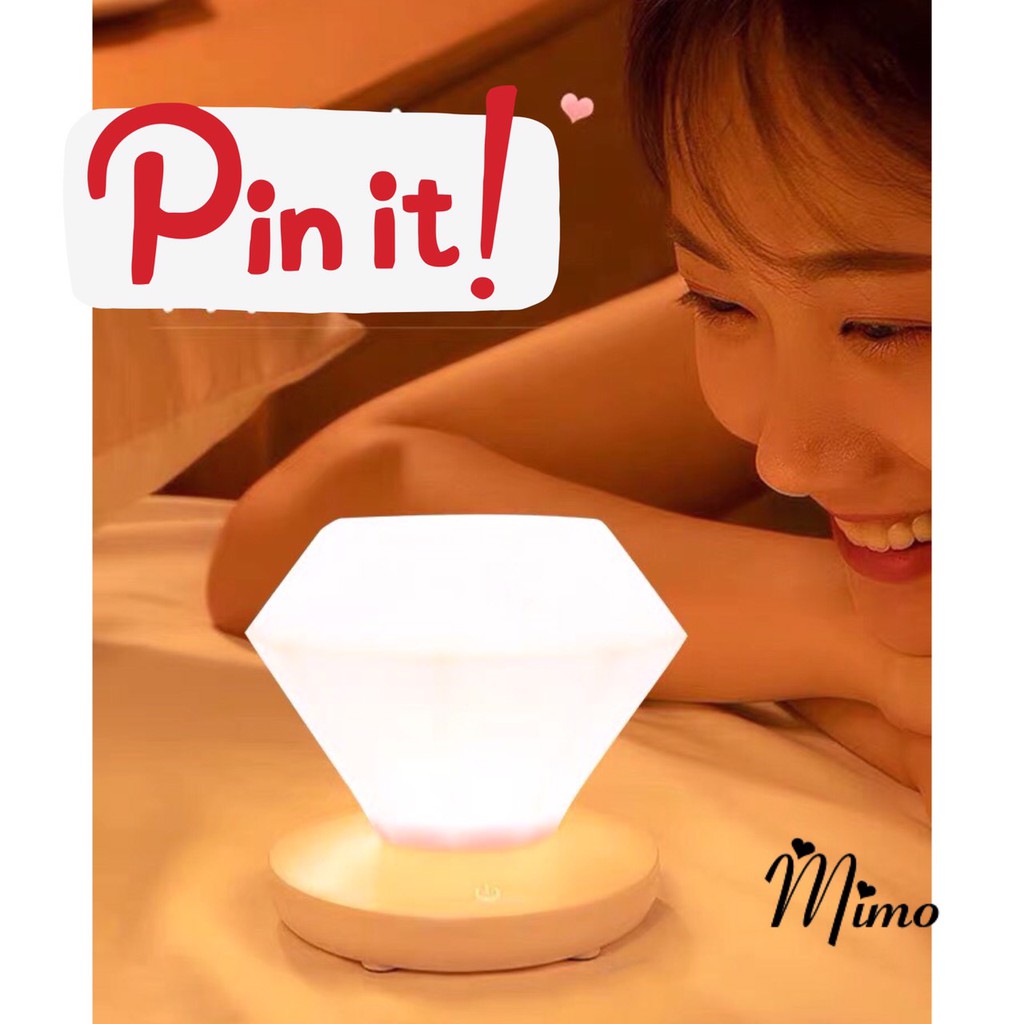 Đèn Led trang trí phòng ngủ silicon có 3 nấc ánh sáng đều cảm biến hài hòa cho không gian thêm độc đáo