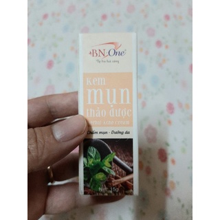 Kem dưỡng da ngừa mụn thảo dược bn.one 15gr