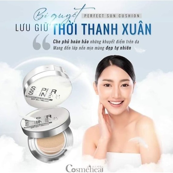PHẤN NƯỚC SUPER SHINE CUSHION COSMEHEAL KOREA XẢ LỖ