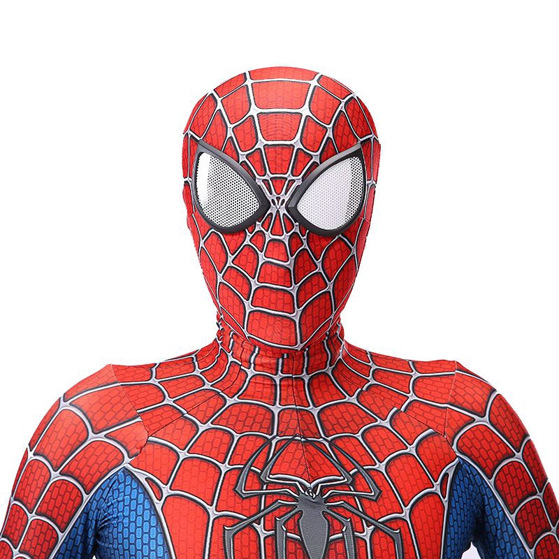 Jumpsuit/mũ hóa trang người nhện độc đáo dành cho trẻ em/người lớn (có bán lẻ)