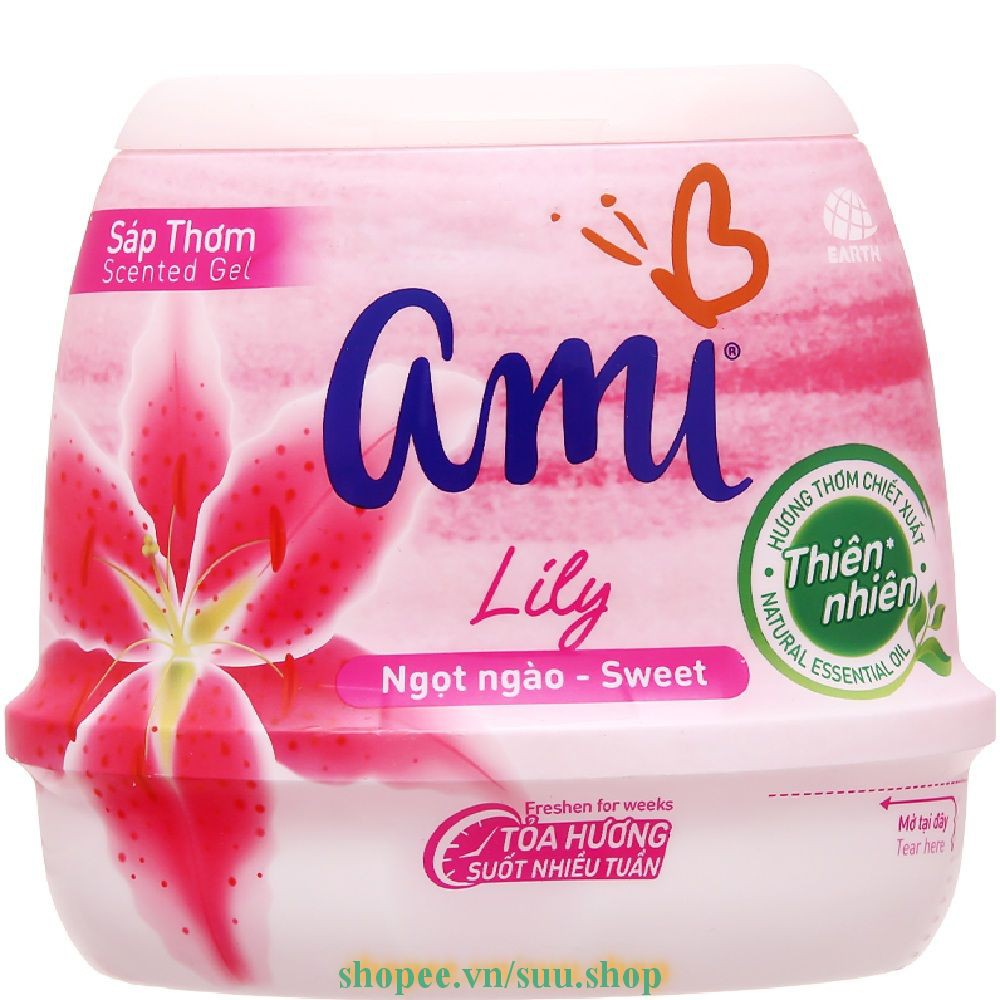 Sáp Thơm Phòng Ami 200G Hương Lily Ngọt Ngào, suu.shop Cam Kết 100% Chính Hãng.