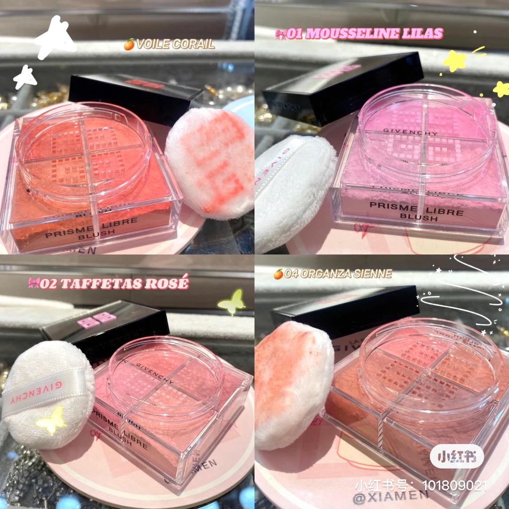 Phấn má hồng bốn màu Givenchy 2021 # 01 # 02 # 03 # 04 # | BigBuy360 - bigbuy360.vn