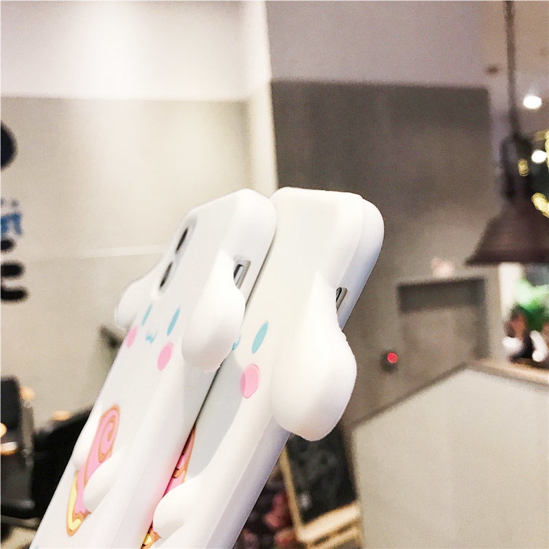 Phim hoạt hình dễ thương cinnamoroll dog silicone case iphone 14 13 12 11 pro max 12mini 13mini x xs max xr 7 8 6 6s plus vỏ cao su mềm