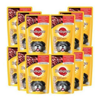 Pate chó Pedigree vị gà, gan, trứng và rau 80g
