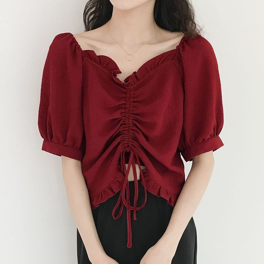 Set Áo Form Rộng Phong Cách Hàn Quốc + Quần Dài Ống Rộng Thời Trang Mùa Hè