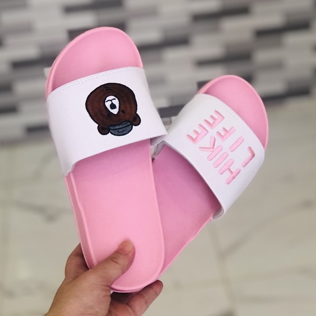 Dép unisex 𝐌𝐋𝐁 𝐇𝐈𝐊𝐄 𝐋𝐈𝐅𝐄 ❤️FREESHIP + Hộp❤️ dép mlb quai ngang thể thao nữ Thêunỗi HIKE-LIKE nhiều màu