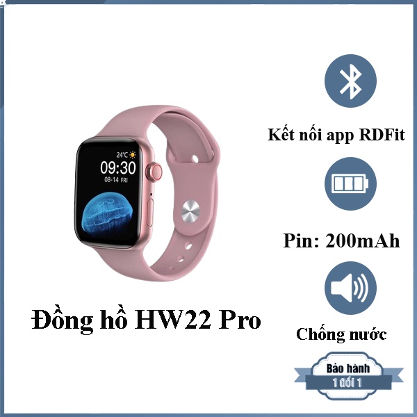 Đồng hồ thông minh HW22 Pro tích hợp nghe gọi, có thể chống nước,… - Bảo hành 1 đổi 1