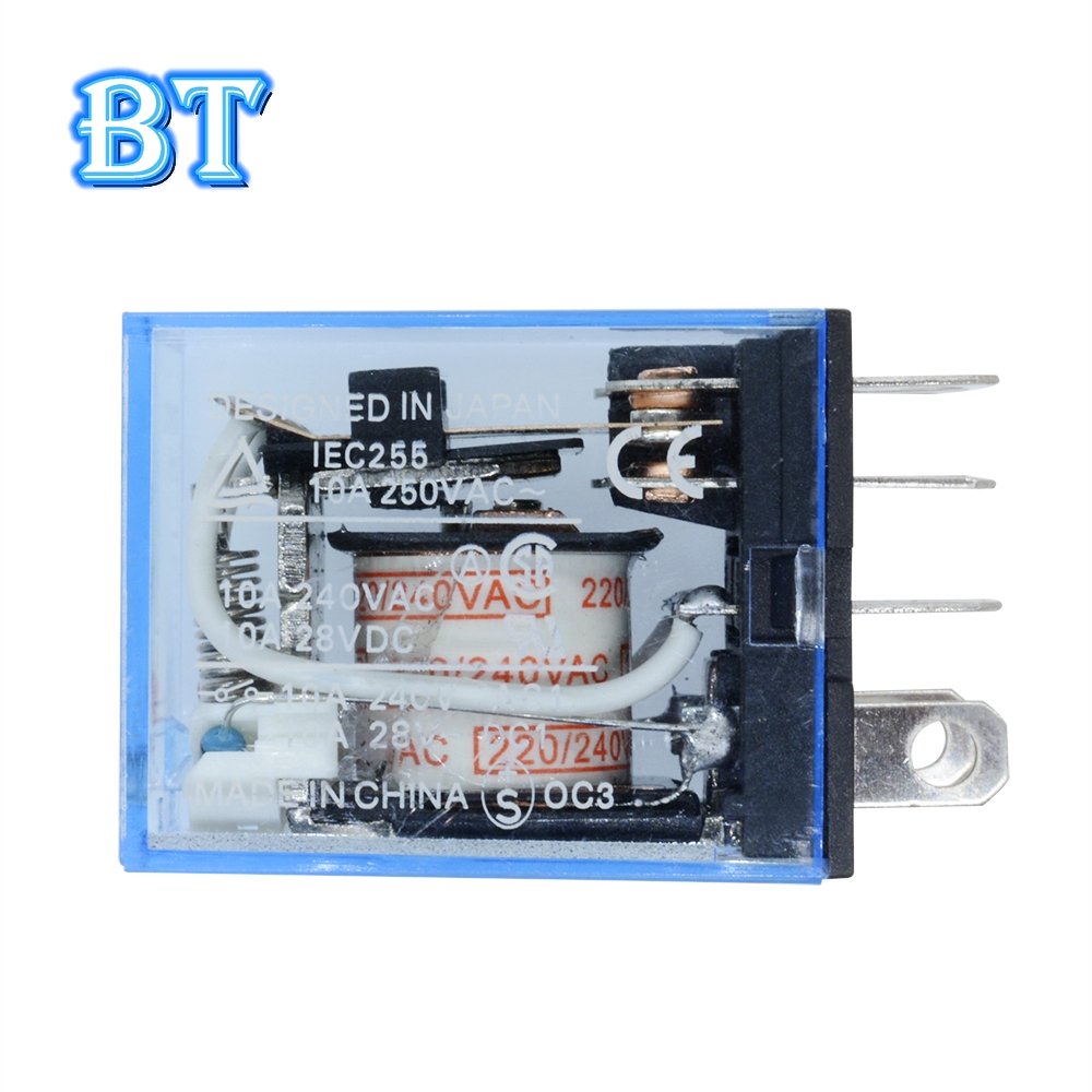 Rơ le LY2NJ J LY2N LY2 AC 200V / 220V 10A 240Vdc 8 chân chất lượng cao