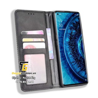Bao da dạng ví OPPO Find X2, OPPO Find X2 Pro Luxury Leather
