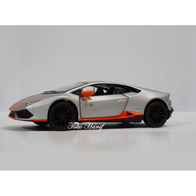 Diecast Miniature Huracan Lp610-4 Avio Silver