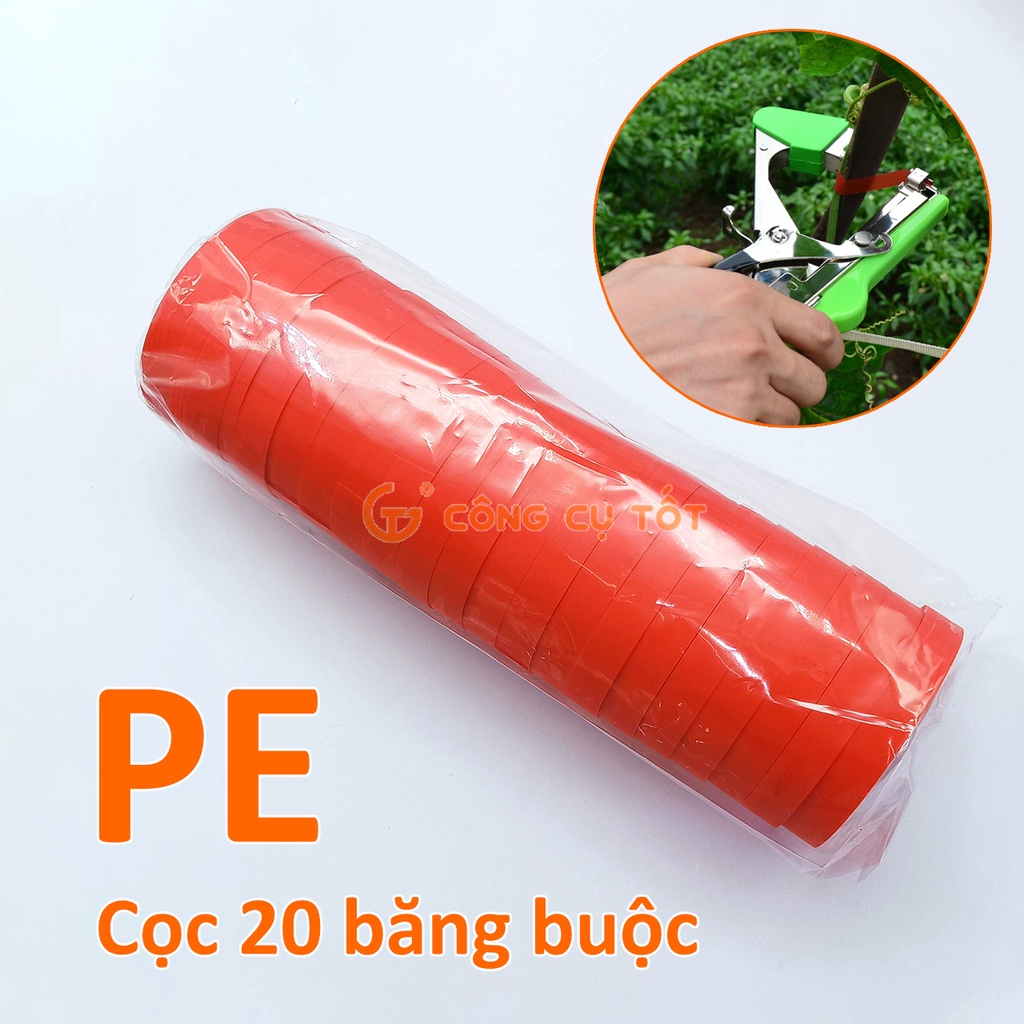 Bộ 100 cuộn dây buộc cành PE buộc nho cà chua chanh dây