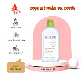 [Dr.Duyên] Dung dịch làm sạch và tẩy trang công nghệ Micellar Bioderma Sebium H2O 500ml dành cho da hỗ hợp đến da dầu