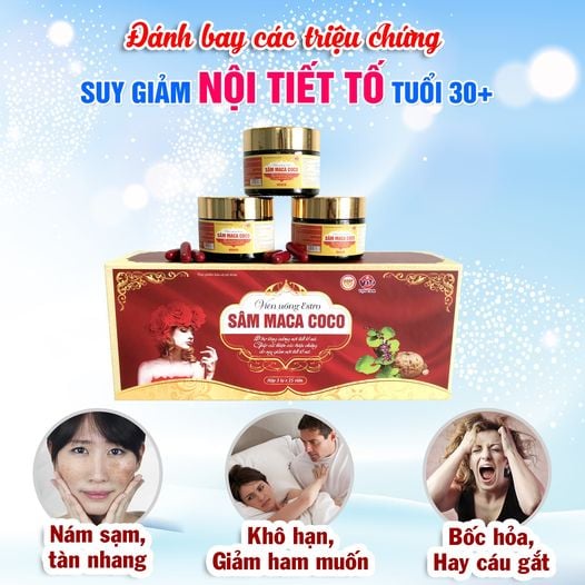 Estro Sâm Maca Coco Vạn Tam Viên Uống Bổ Sung Collagen Nhau Thai Cừu Sâm Tố Nữ Giúp Đẹp Da Và Tăng Cường Nội Tiết Tố Nữ