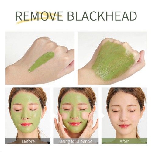 Mặt nạ bùn đất sét trà xanh giảm mụn làm sạch lỗ chân lông sáng da Fenyi 100g