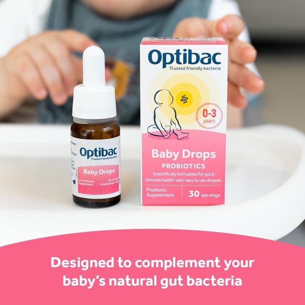 Men vi sinh Optibac hồng cho bà bầu và trẻ sơ sinh (Optibac for your child's health)