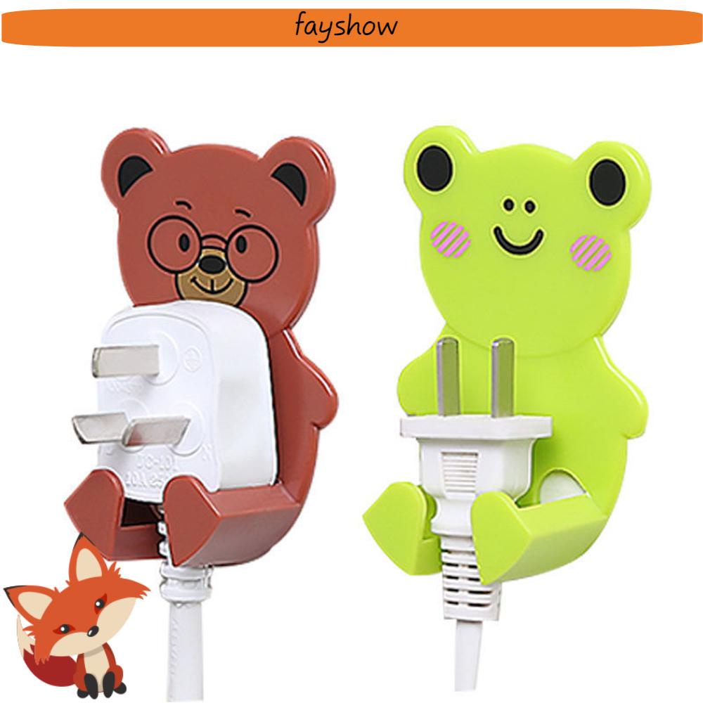 Set 2 Móc Treo Đồ Gắn Tường Kiểu Dáng Hoạt Hình Dễ Thương Tiện Dụng