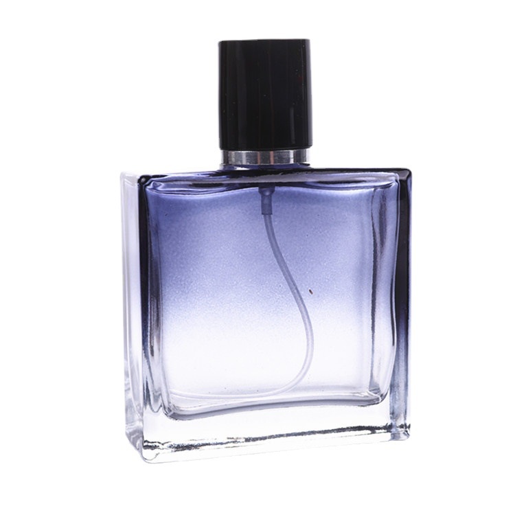 Lọ Chiết Nước Hoa Rỗng Bằng Thủy Tinh Màu Xanh Dương Gradient Sang Trọng 30/50ml