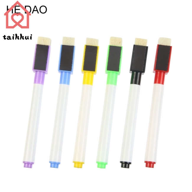 Set 6 Bút Lông Viết Bảng Trắng Từ Tính Có Thể Xóa Được
