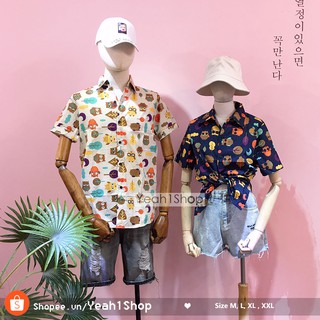 [Yeah1Shop]- Áo sơ mi cú (có size to) - SMTC