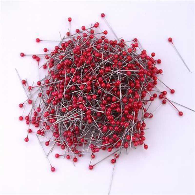 Hộp 100 Ghim Cố Định Vị Trí May Vá Ánh Ngọc Trai