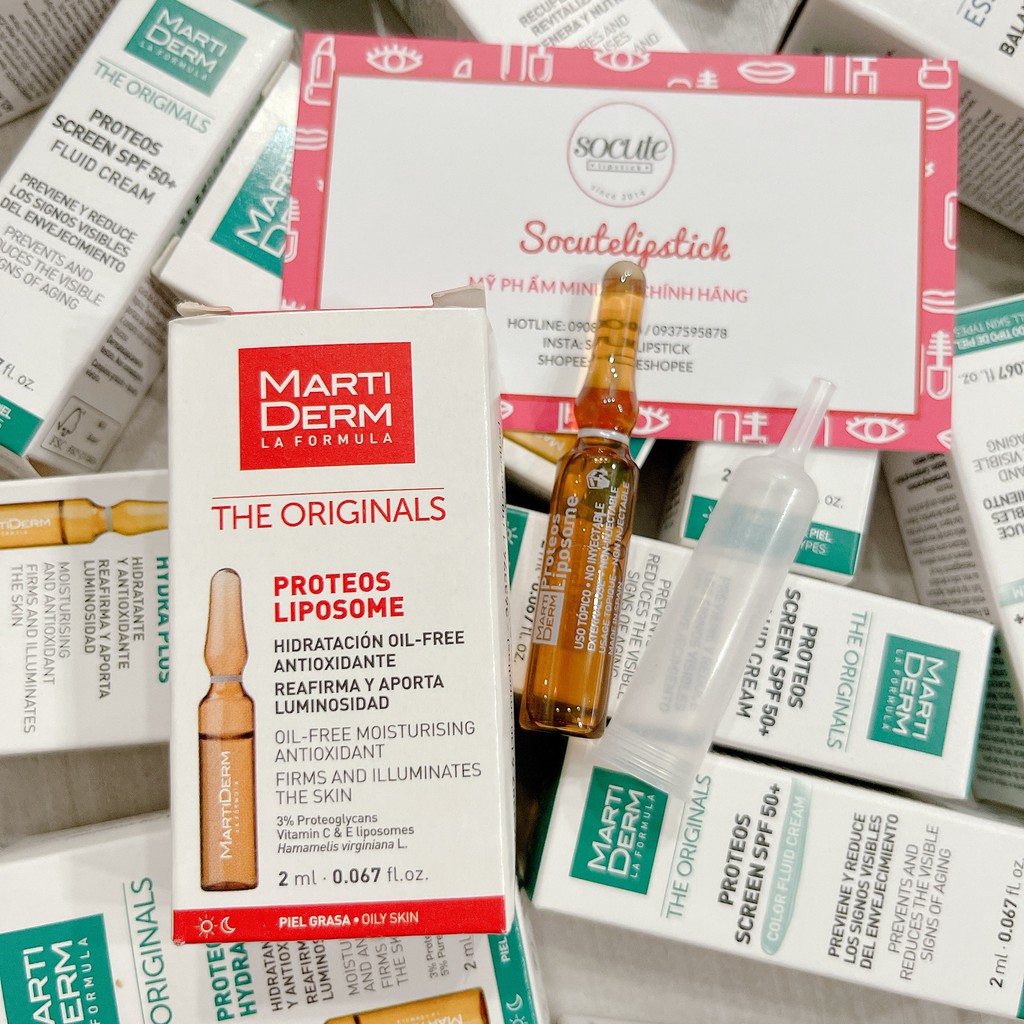 Những Loại Ampoules Marti Derm (DSP Bright, Photo Age, Black Diamond, Hydra Plus, Night Renew, Originals Flash)