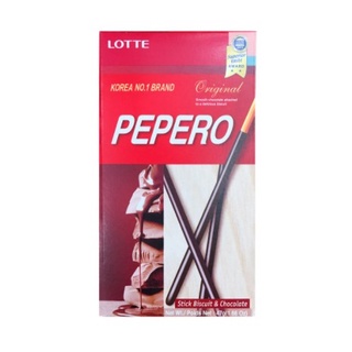 Bánh Que Socola Vị Nguyên Bản Lotte Pepero 47g