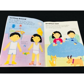 [Big Sale!] Dính dán - Usborne sticker book - My day