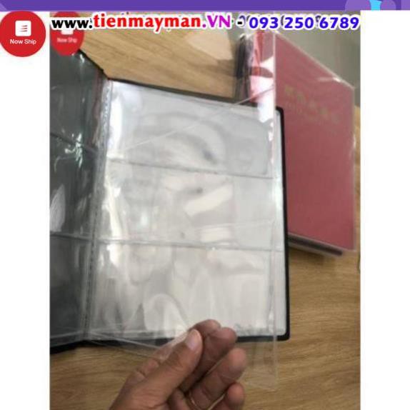 [SHOPEE TRỢ GIÁ] Album Đựng Tiền Cố Định 20 Trang 3 Ngăn Đựng Được 60 Tờ