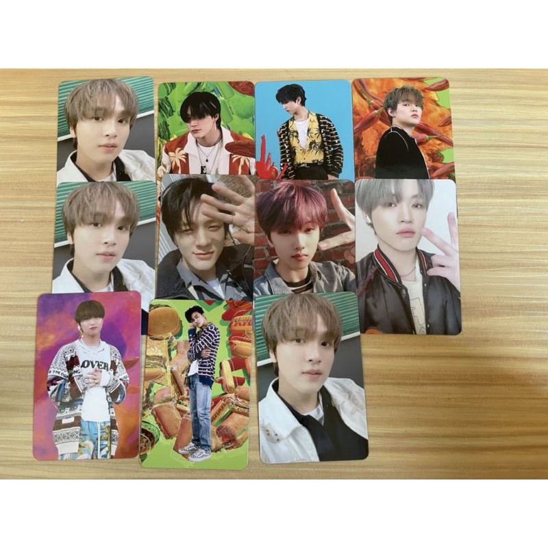 Ảnh photocard nhóm NCT Dream Hot Sauce Jewel case Jaemin Jeno Renjun Haechan Mark Jisung