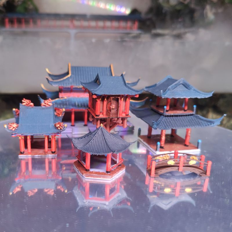 Mô hình nhà Trung Quốc mini  - Đời Đường-Tống