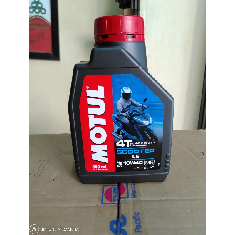 Dầu nhớt xe máy Motul Scooter Le - 10w40 (800ml)