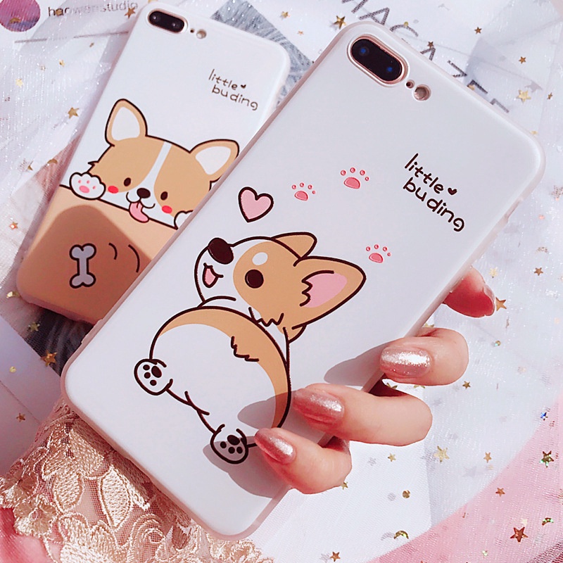 Cho TECNO POVA 5 4 Pro POP 5 LTE POVA NEO 3 Spark 10 Pro 8C 7T POVA 2 Spark GO 2023 Camon 20 ITEL S23 A26 Vision 1 Pro Vision 2 S15 Infinix Hot 30i Smart 6 HD Ốp Điện Thoại TPU Trong Suốt In Hình Corgi
