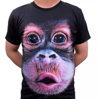 Áo in 3D siêu cute 🤣🤣Mặt khỉ🙈 Xem Video
