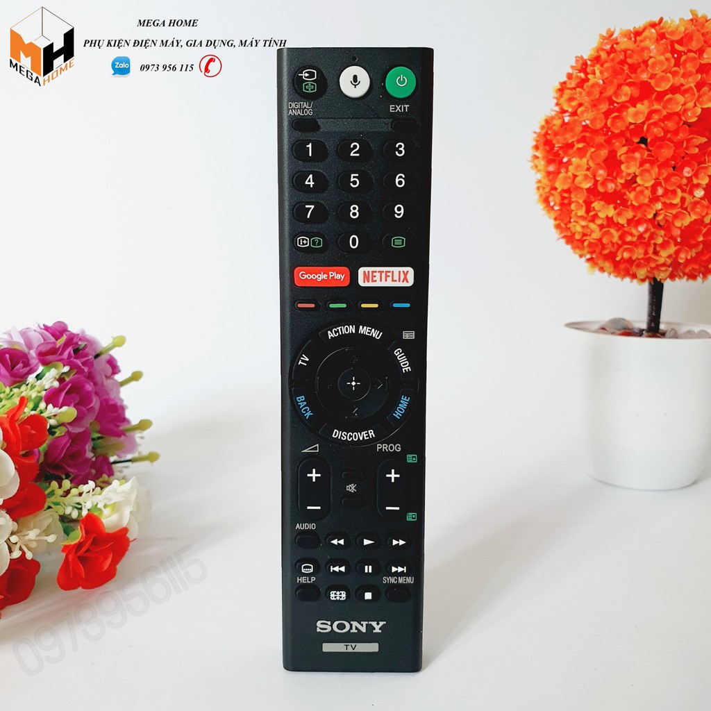 Điều khiển remote giọng nói tivi Sony smart (hàng mới 100%)