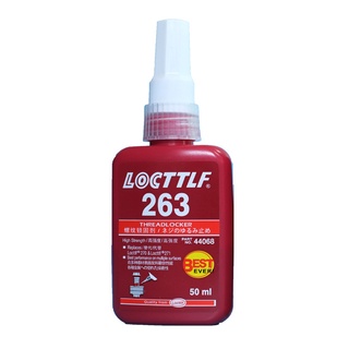 Keo dán khóa ren 263 chịu nhiệt độ cao màu đỏ 50ml