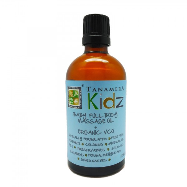 Dầu massage toàn thân cho bé Tanamera kidz 100ml