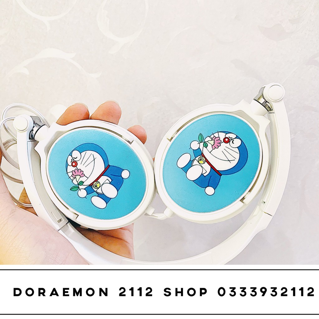 Tai nghe headphone gấp gọn DORAEMON